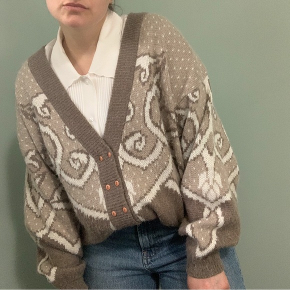 VINTAGE double button cardigan - Picture 1 of 12